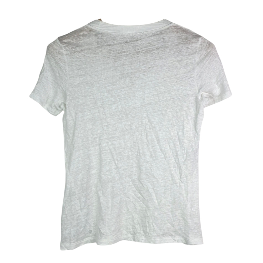 Falconeri Linen V neck basic tee - Picture 2 of 10